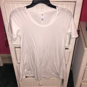 LulaRoe White Tee
